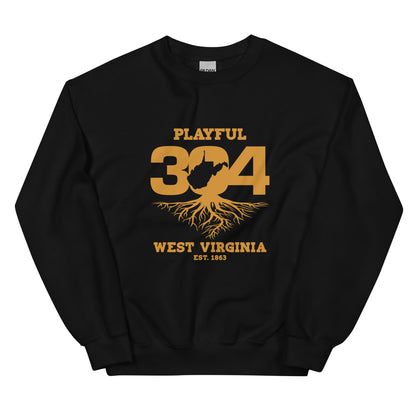 Playful WV - Gold (Unisex) Sweatshirt