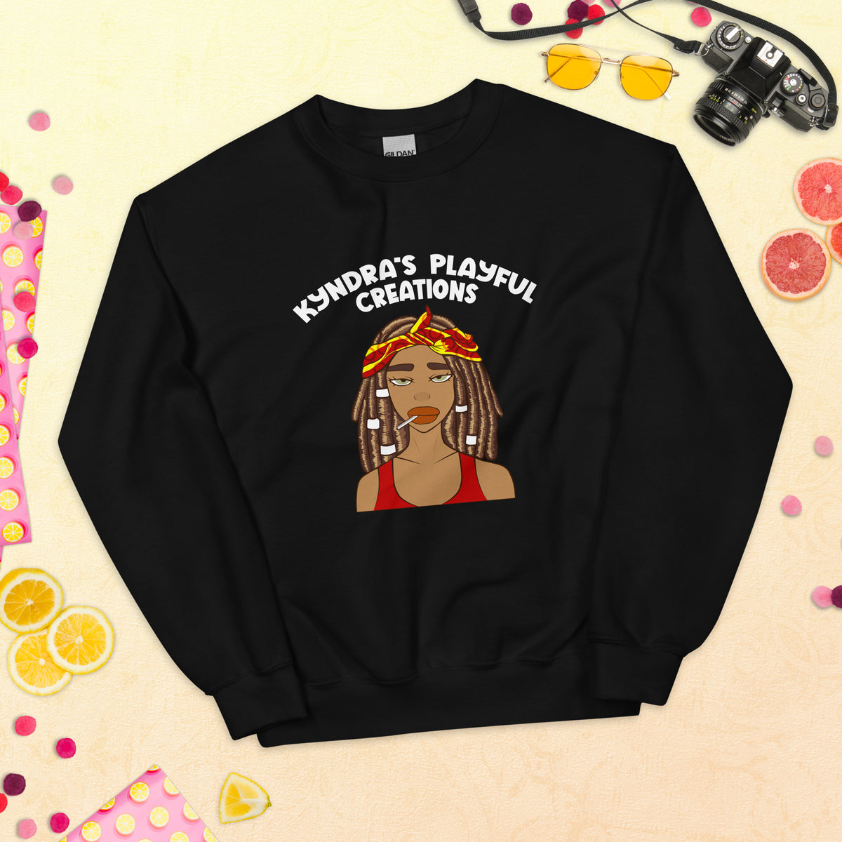 Kyndra's Dreadhead Girl (Unisex) Sweatshirt