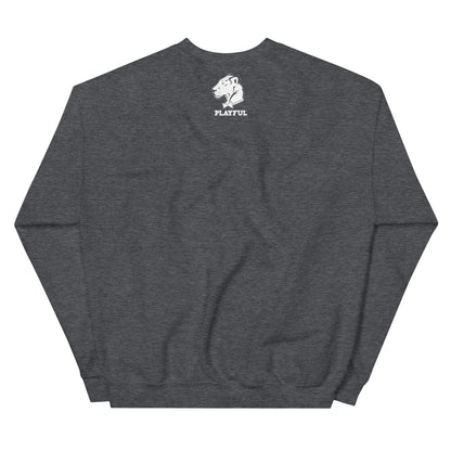 Playful WV - White (Unisex) Sweatshirt