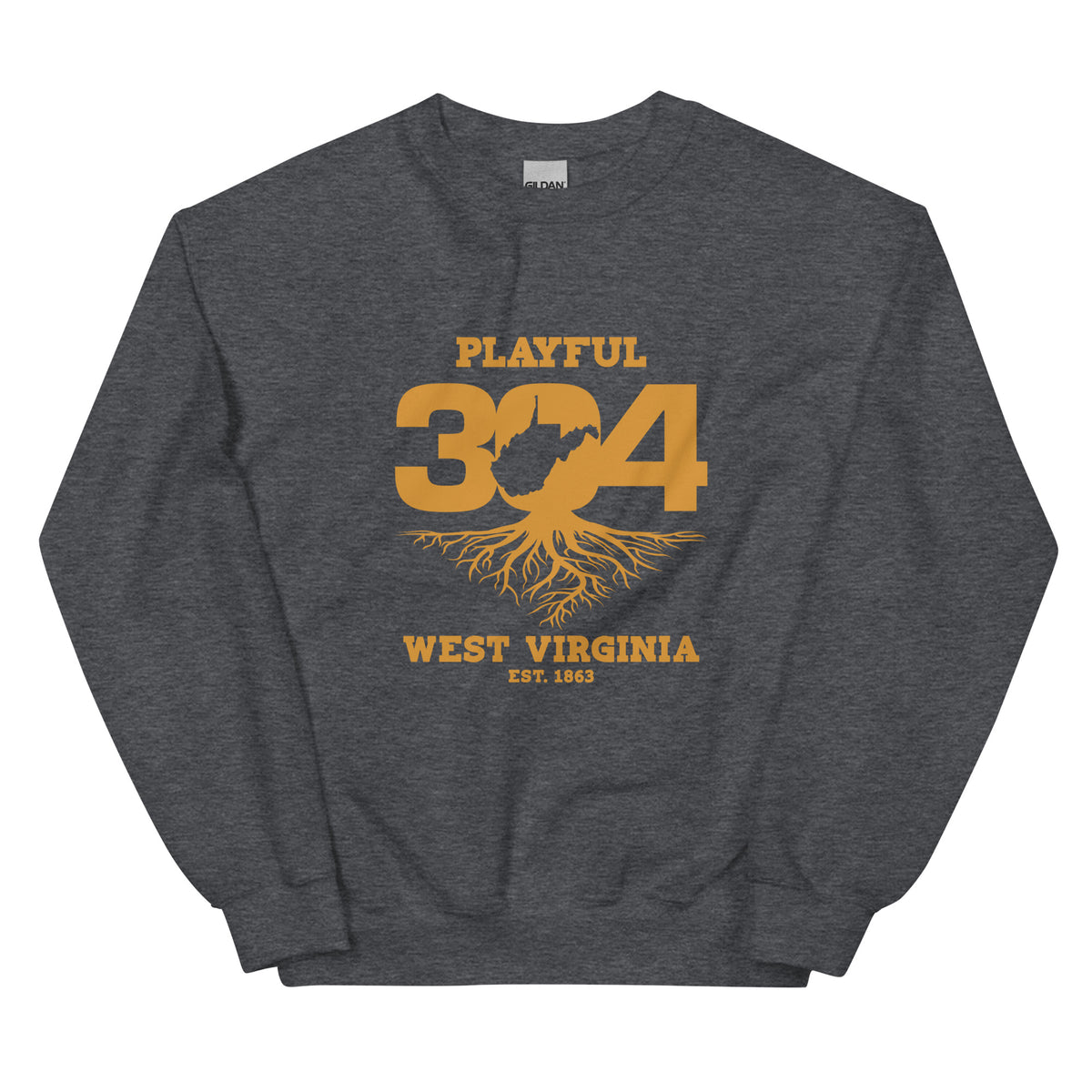 Playful WV - Gold (Unisex) Sweatshirt