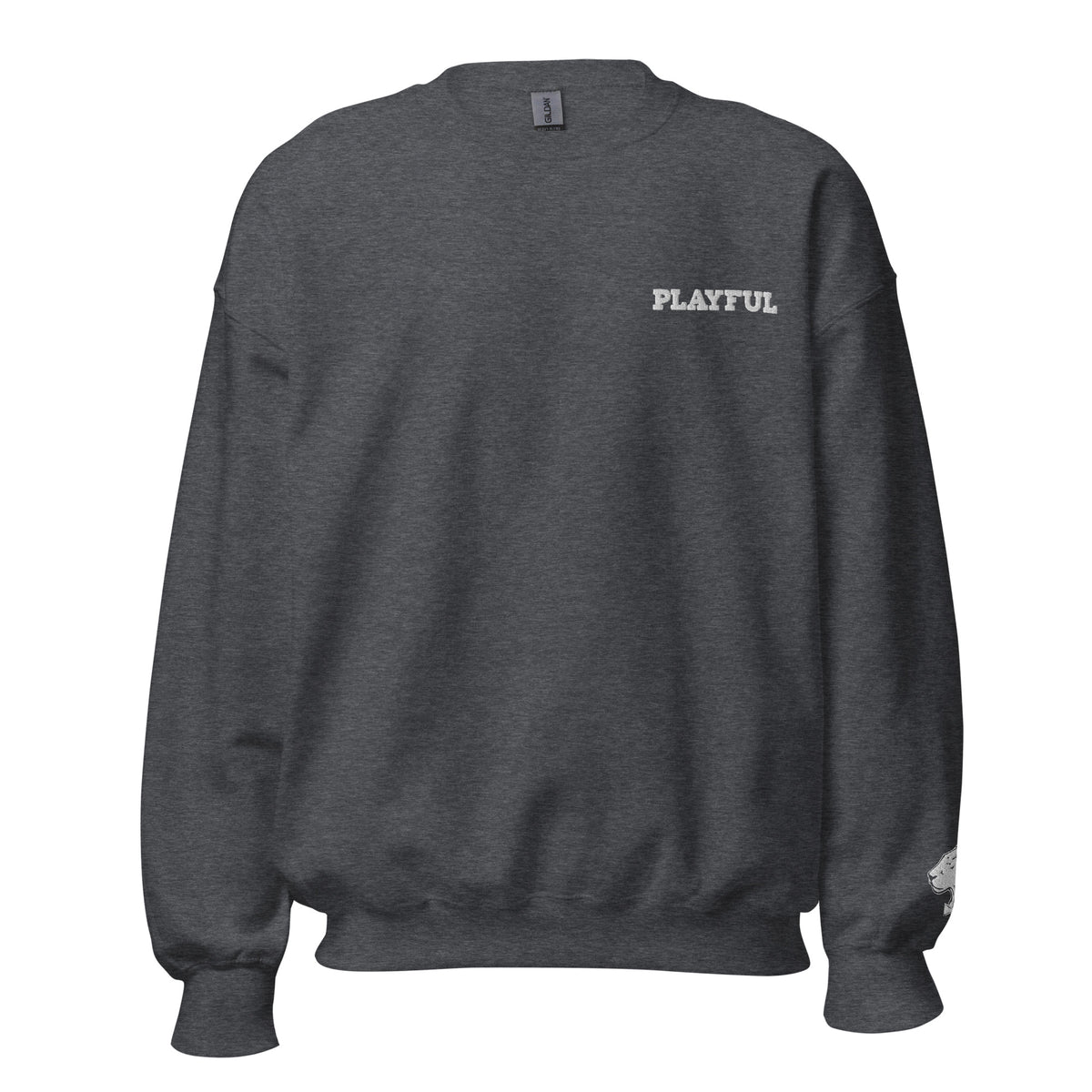 Playful Embroidered (Unisex) Sweatshirt
