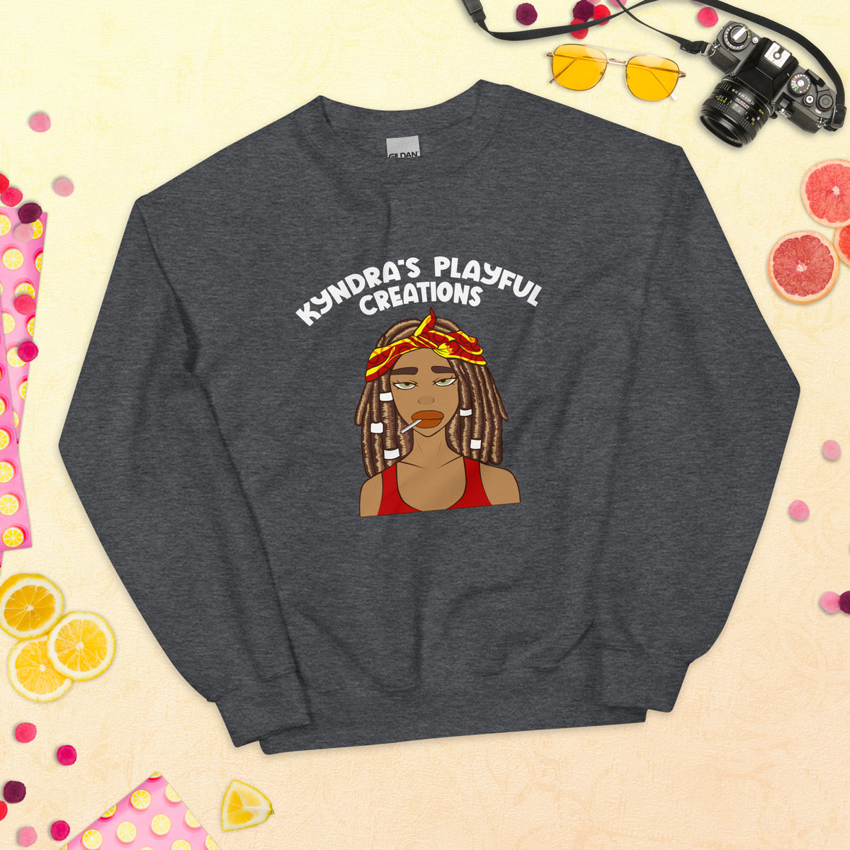 Kyndra's Dreadhead Girl (Unisex) Sweatshirt
