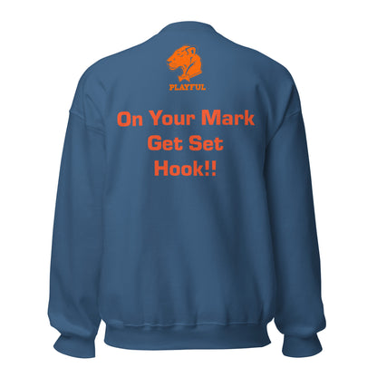 Playful Longhorn (Unisex) Sweatshirt