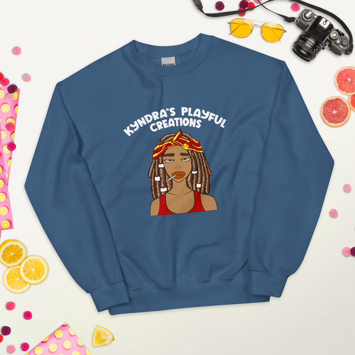 Kyndra's Dreadhead Girl (Unisex) Sweatshirt