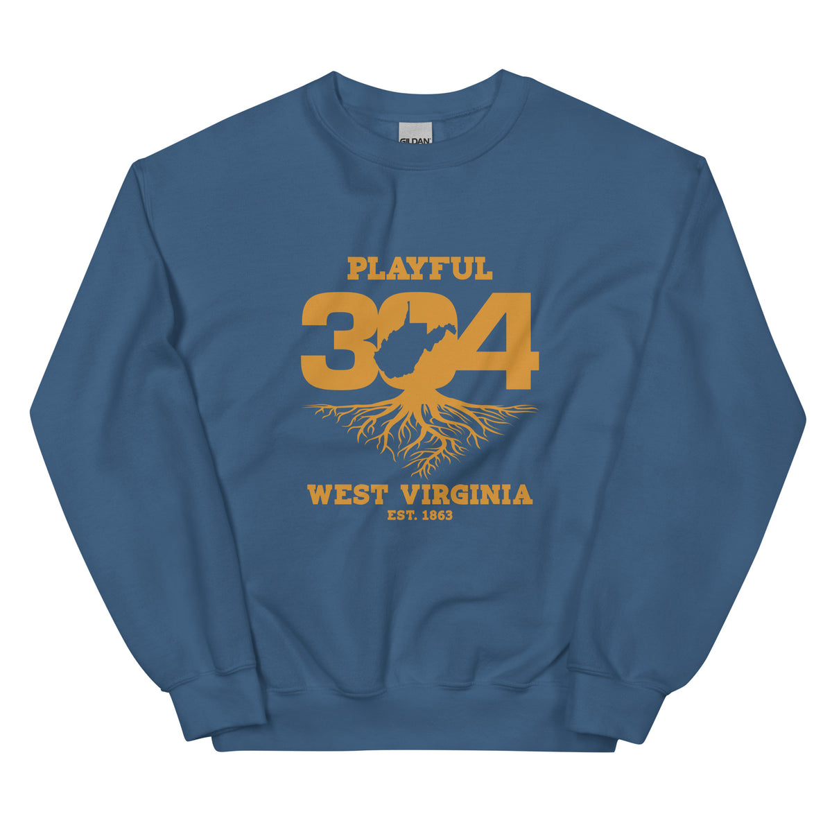 Playful WV - Gold (Unisex) Sweatshirt