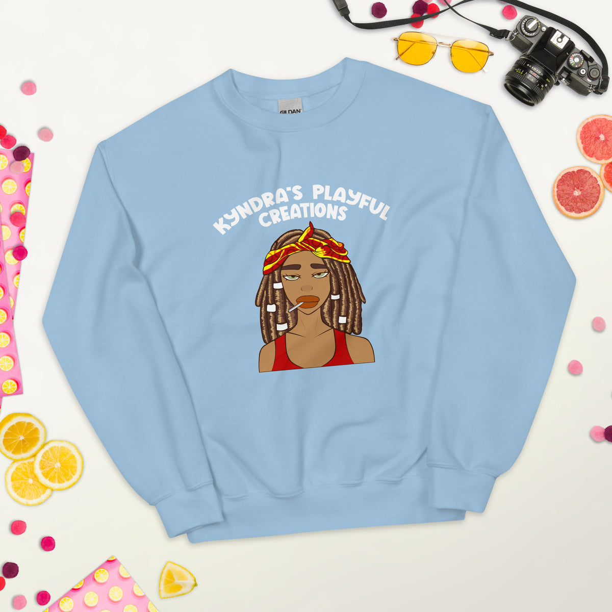 Kyndra's Dreadhead Girl (Unisex) Sweatshirt