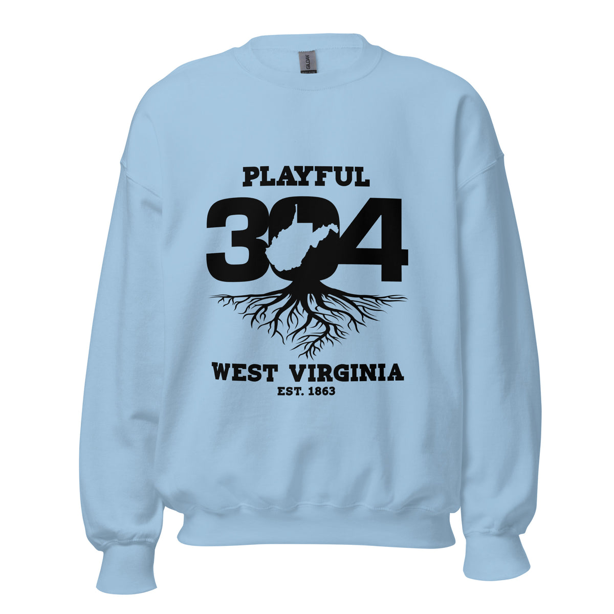 Playful WV - Black (Unisex) Sweatshirt