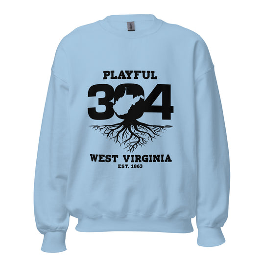 Playful WV - Black (Unisex) Sweatshirt