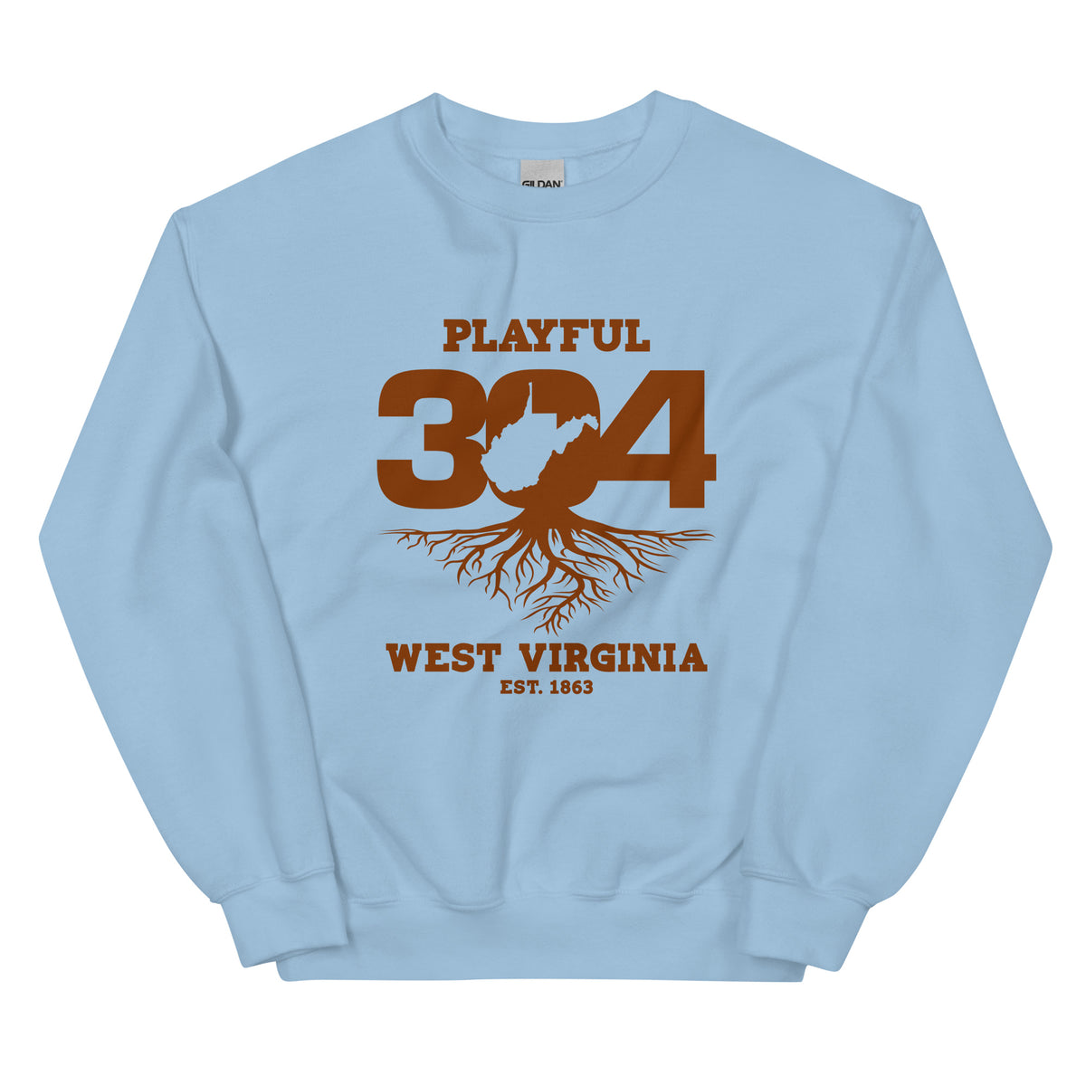 Playful WV - Brown (Unisex) Sweatshirt
