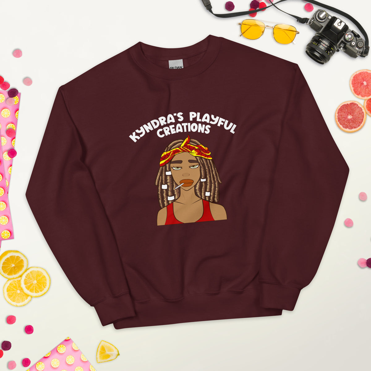 Kyndra's Dreadhead Girl (Unisex) Sweatshirt