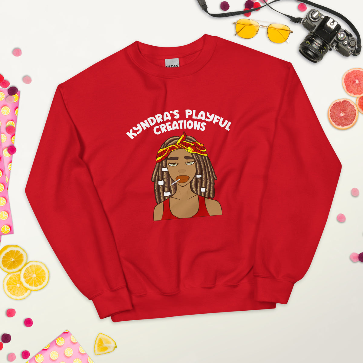Kyndra's Dreadhead Girl (Unisex) Sweatshirt