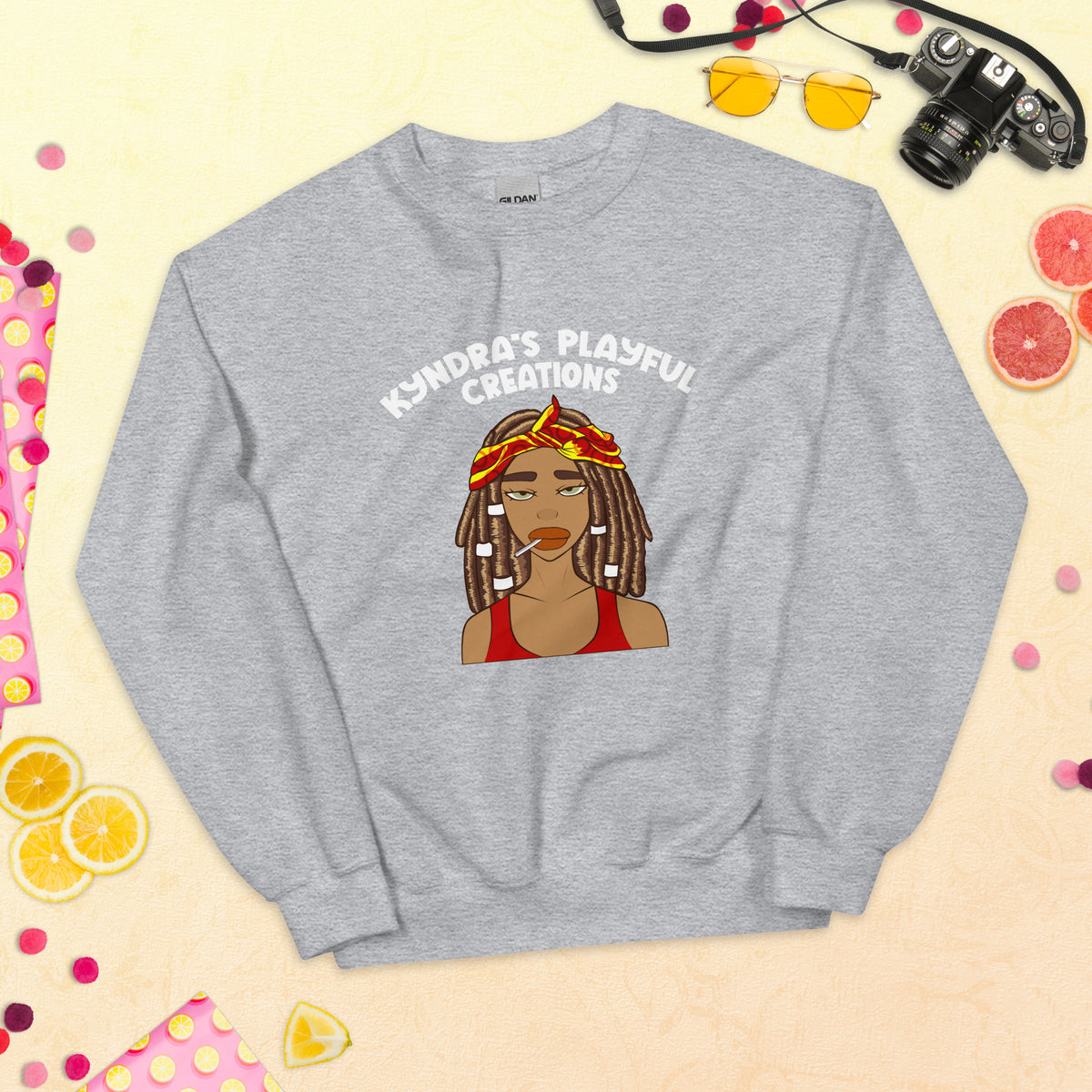 Kyndra's Dreadhead Girl (Unisex) Sweatshirt