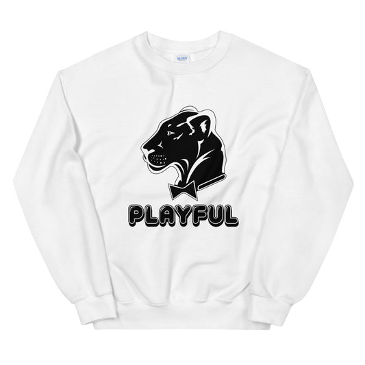 Playful Bubble Black Logo (Unisex) Sweatshirt