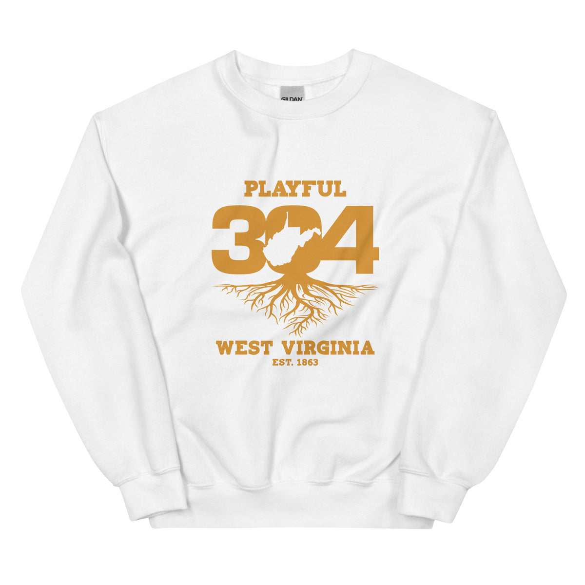 Playful WV - Gold (Unisex) Sweatshirt