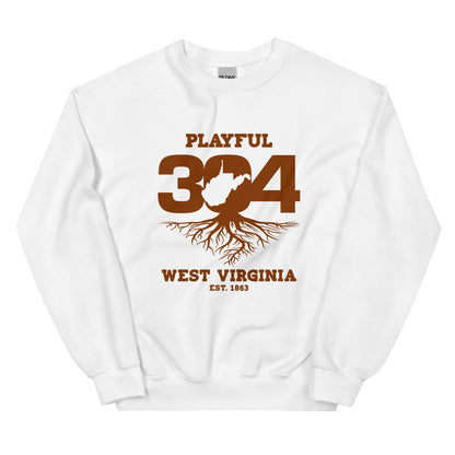 Playful WV - Brown (Unisex) Sweatshirt