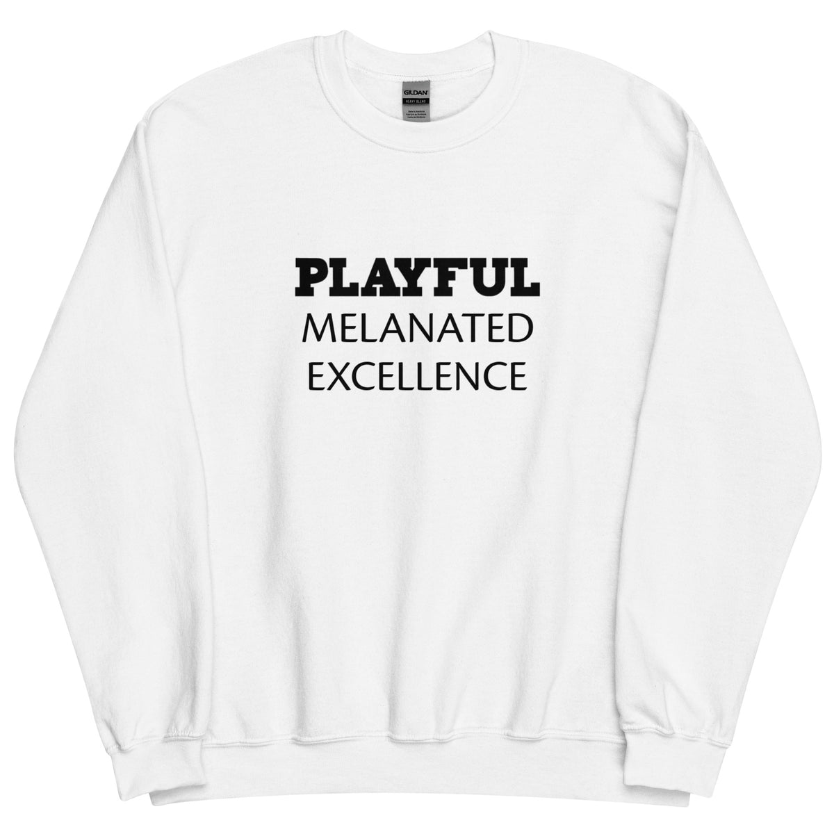 Playful Melanated Excellence (Unisex) Sweatshirt