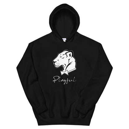 Playful White Signature (Unisex) Hoodie