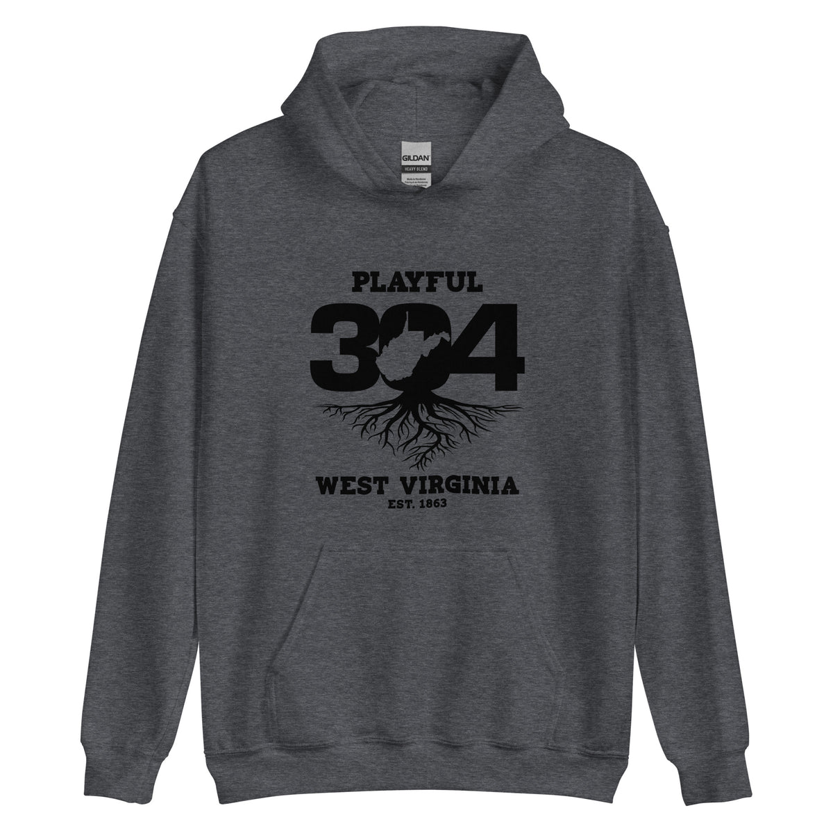 Playful WV - Black (Unisex) Hoodie