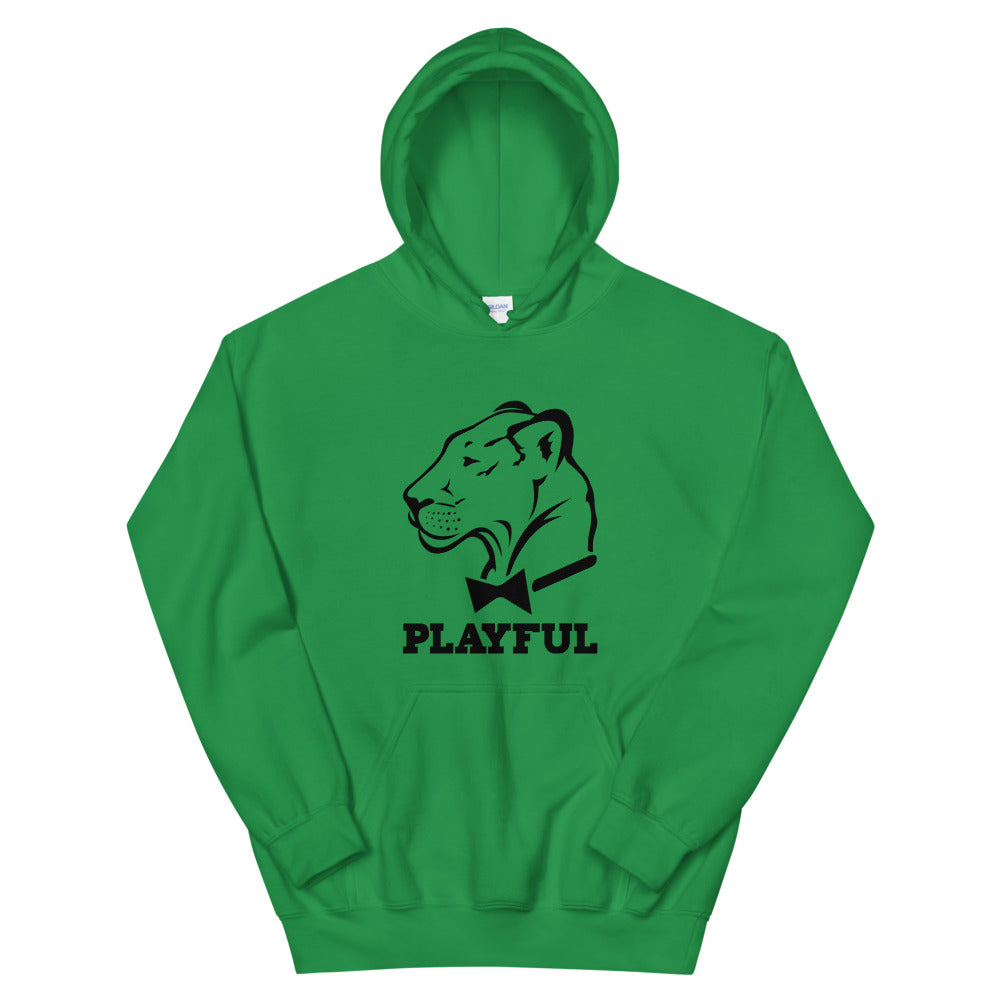 Playful Classic Black Logo (Unisex) Hoodie