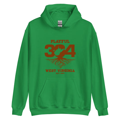Playful WV - Brown (Unisex) Hoodie
