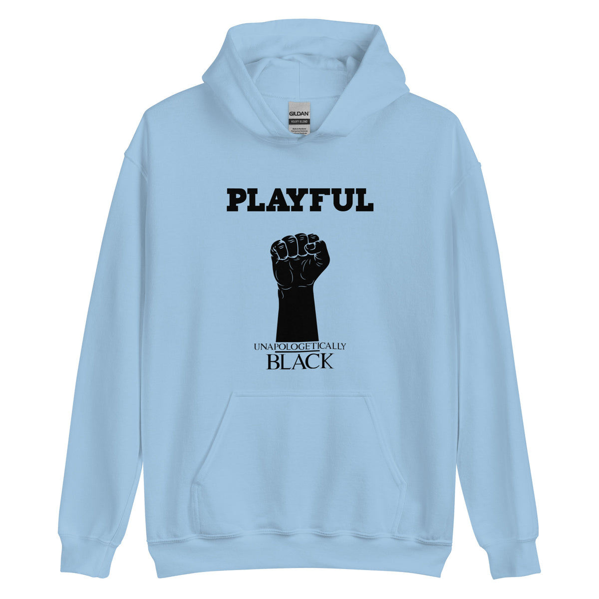 Playful Unapologetically Black (Unisex) Hoodie