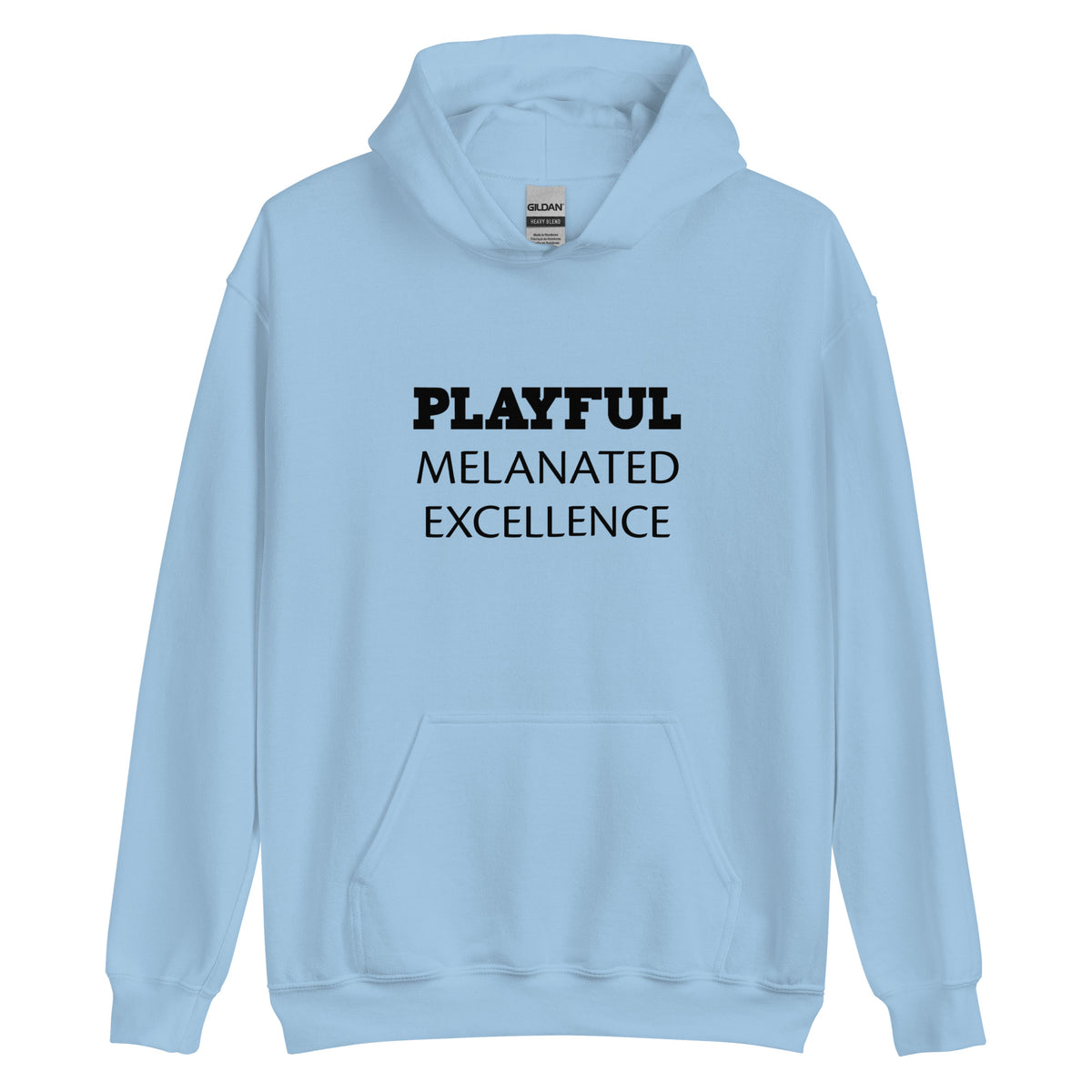 Playful Melanated Excellence (Unisex) Hoodie