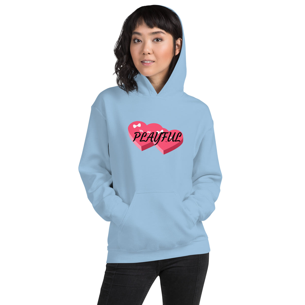 Playful Hearts (Unisex) Hoodie
