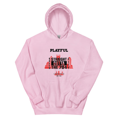 Playful Straight Outta The 704 (Unisex) Hoodie