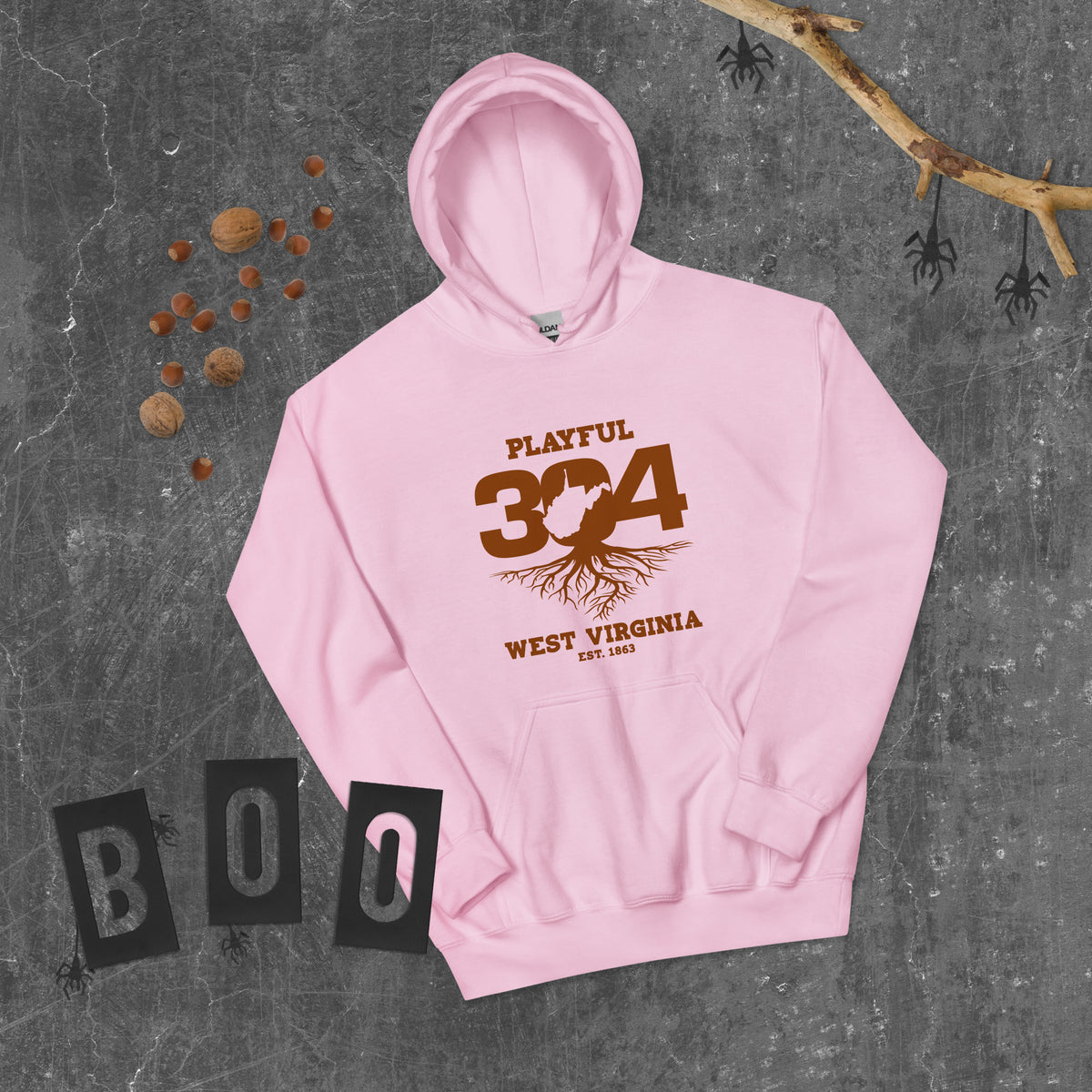 Playful WV - Brown (Unisex) Hoodie
