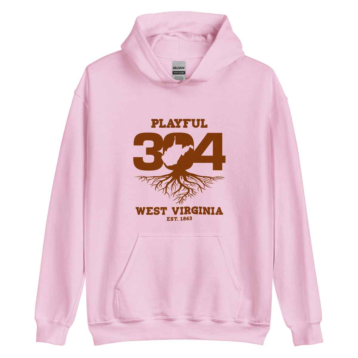 Playful WV - Brown (Unisex) Hoodie