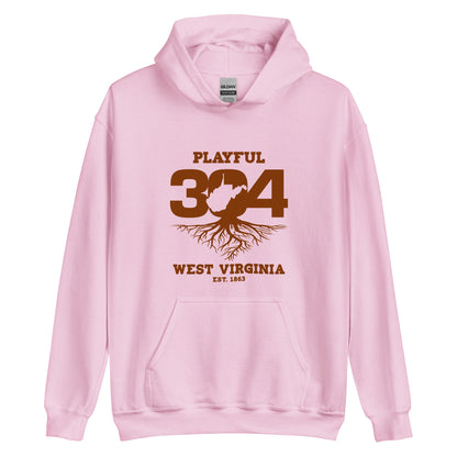 Playful WV - Brown (Unisex) Hoodie