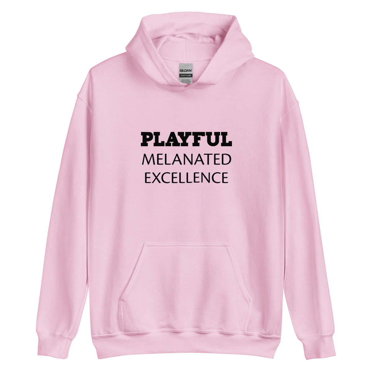 Playful Melanated Excellence (Unisex) Hoodie