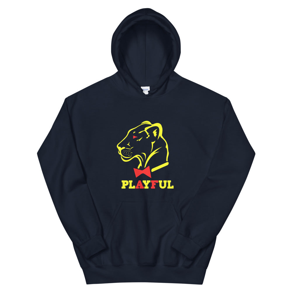 Playful AF Yellow/Red (Unisex) Hoodie