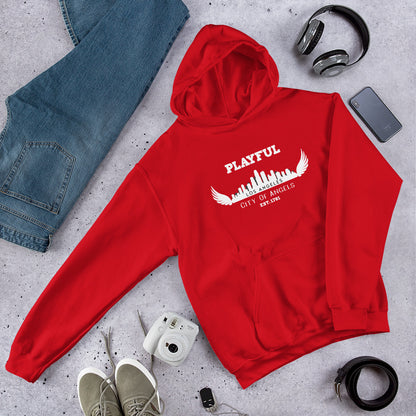 Playful Los Angeles City of Angels (Unisex) Hoodie
