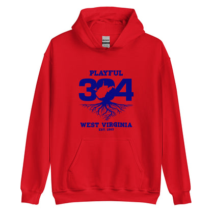Playful WV - Blue (Unisex) Hoodie