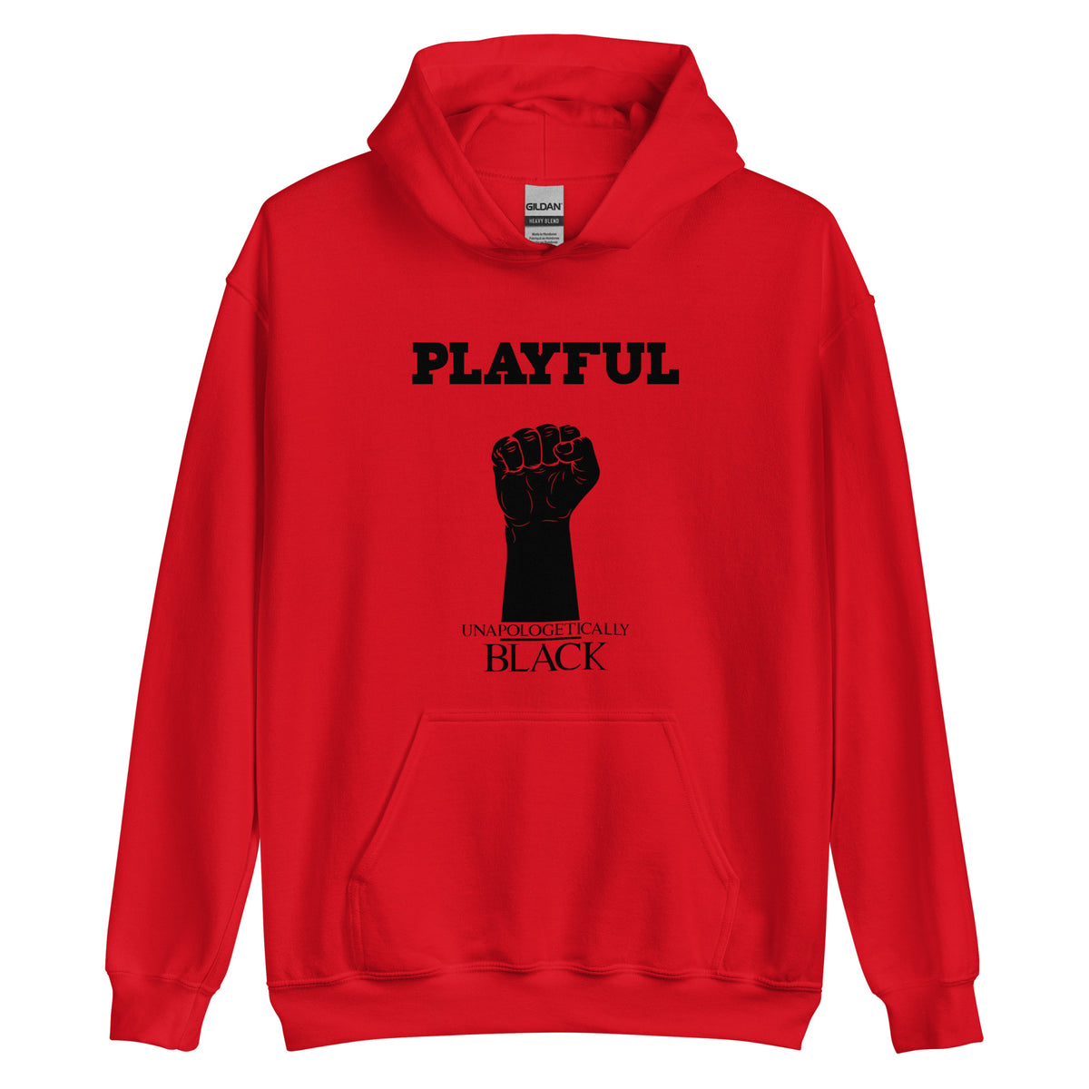 Playful Unapologetically Black (Unisex) Hoodie
