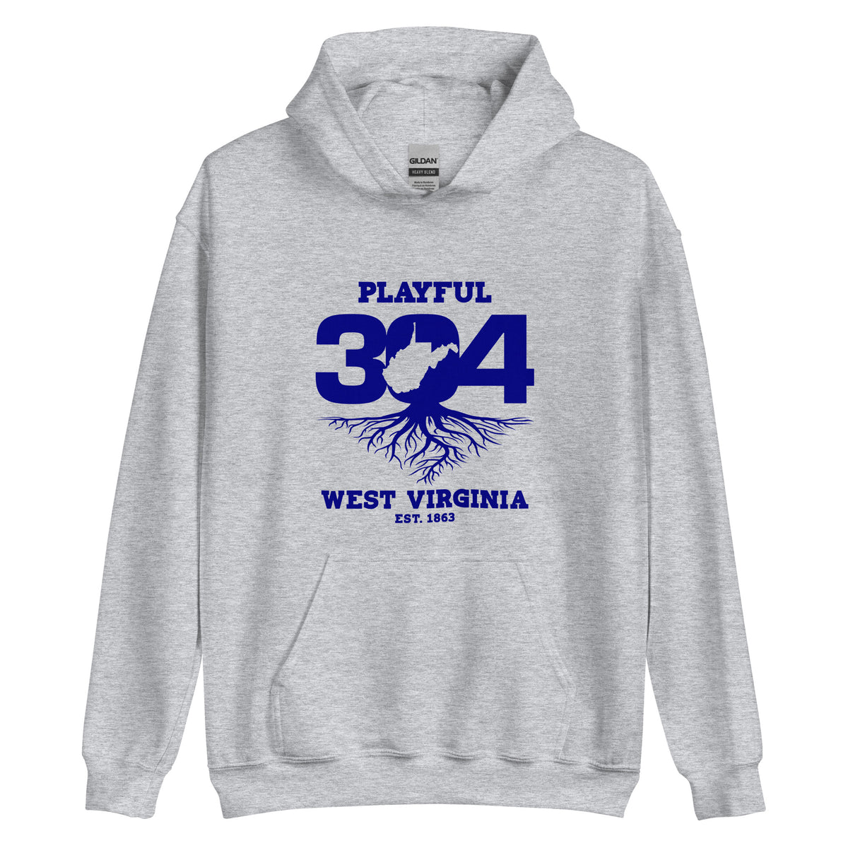 Playful WV - Blue (Unisex) Hoodie