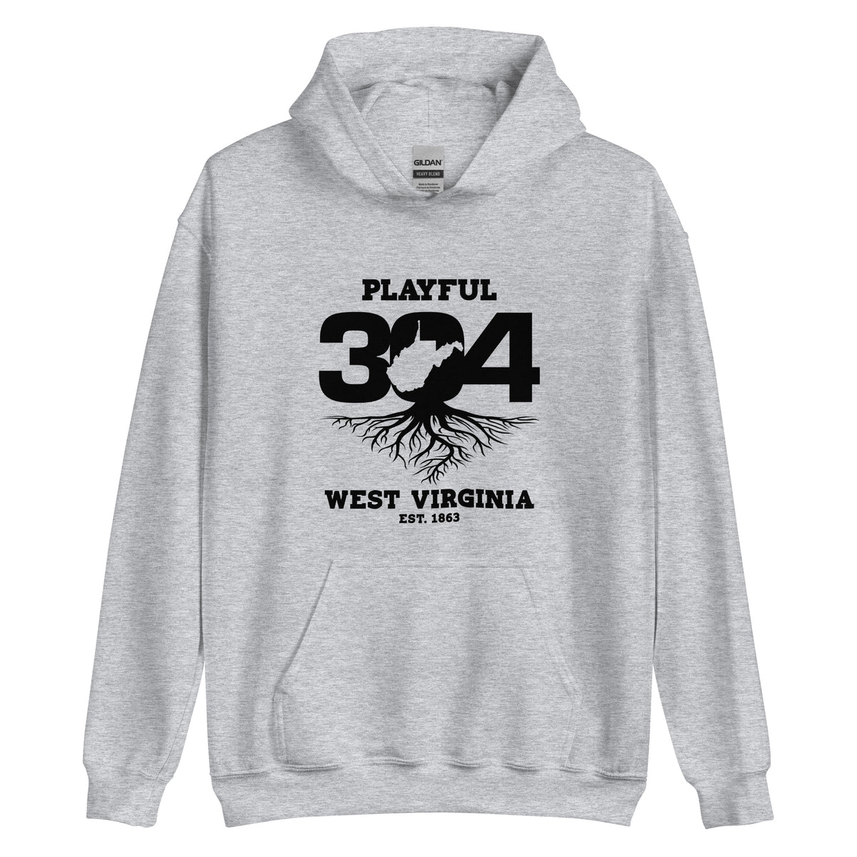 Playful WV - Black (Unisex) Hoodie