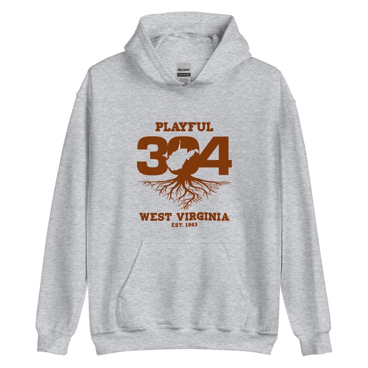 Playful WV - Brown (Unisex) Hoodie