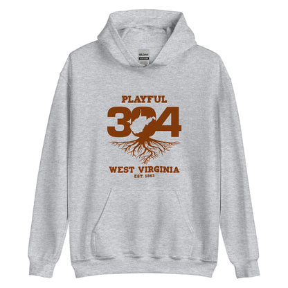 Playful WV - Brown (Unisex) Hoodie