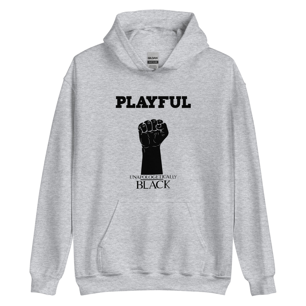Playful Unapologetically Black (Unisex) Hoodie