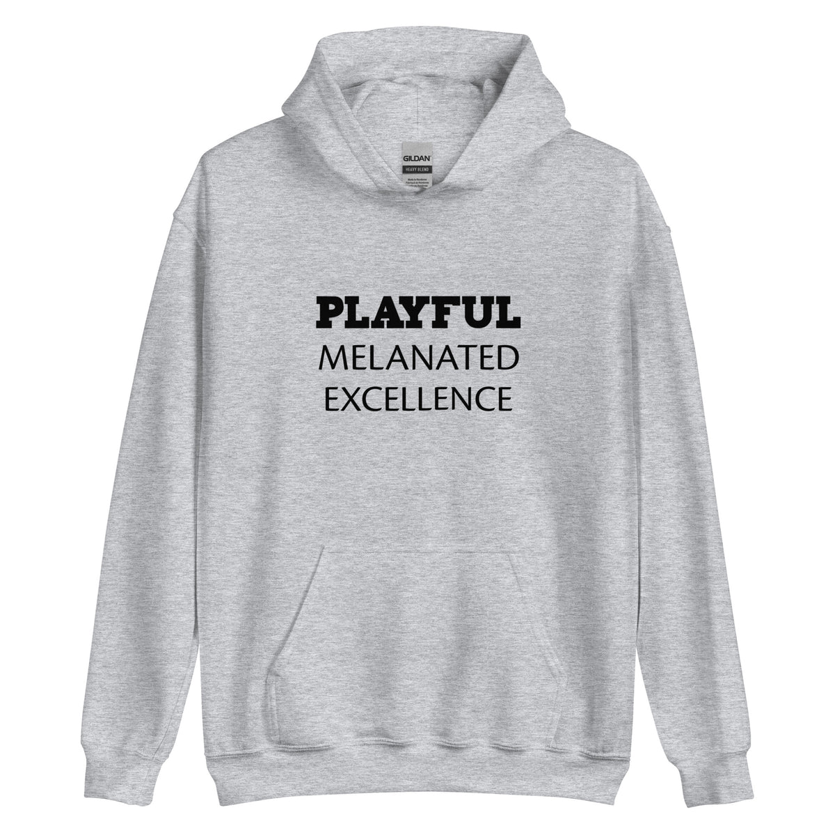 Playful Melanated Excellence (Unisex) Hoodie
