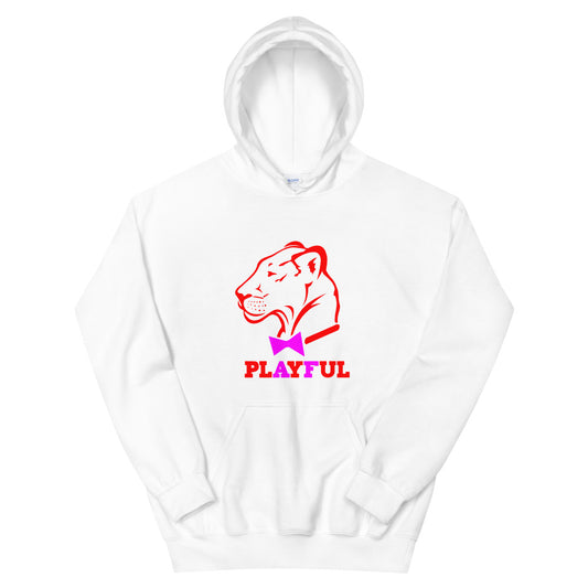Playful AF Red/Fuchsia (Unisex) Hoodie