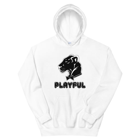 Playful Bubble Black Logo (Unisex) Hoodie