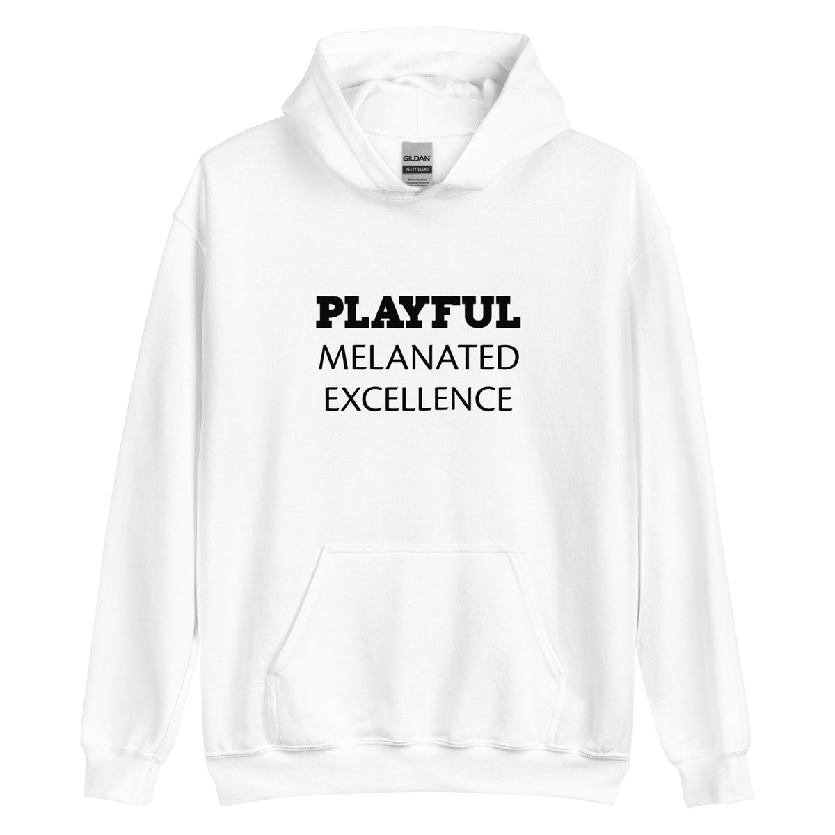 Playful Melanated Excellence (Unisex) Hoodie