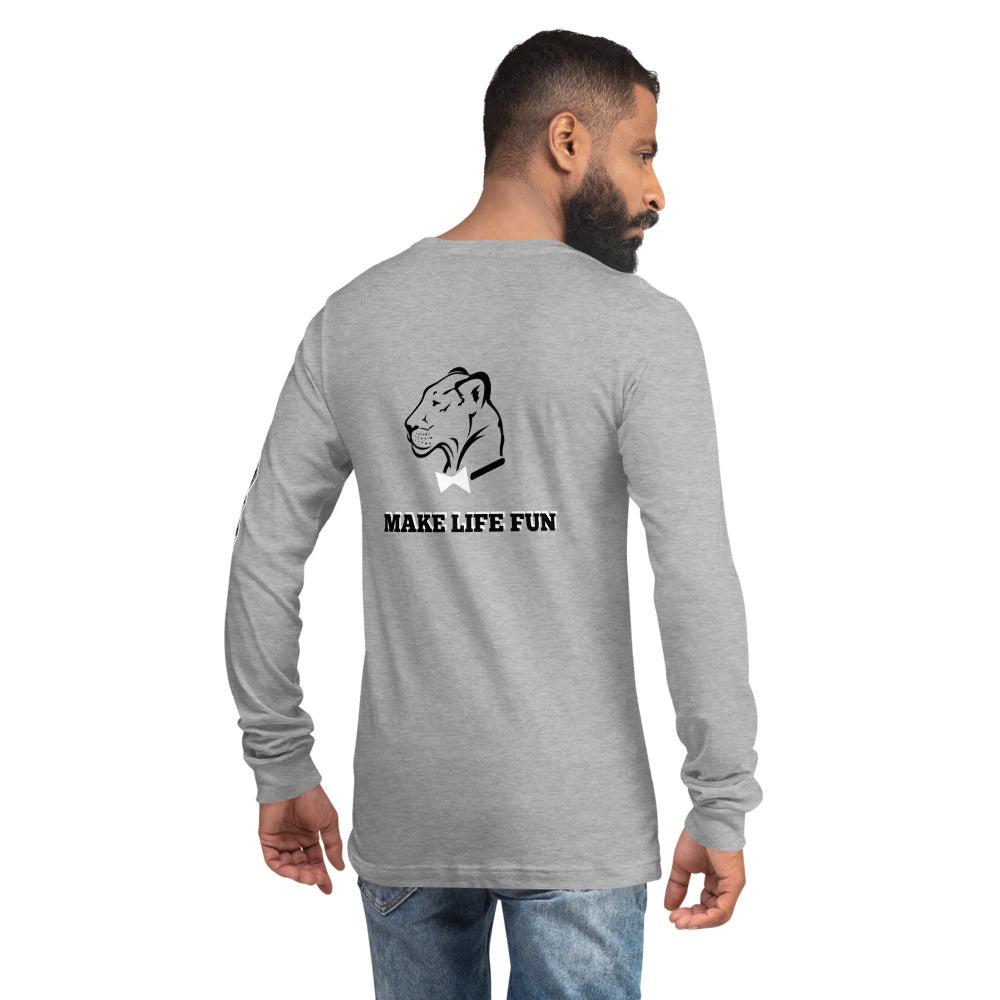 Playful 3D 3x Playful & Slogan Long Sleeve (Unisex) Tee