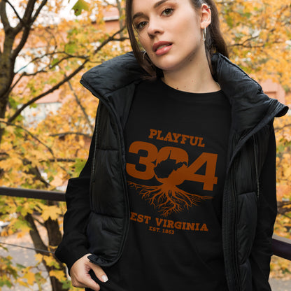 Playful WV - Brown (Unisex) Long Sleeve Tee
