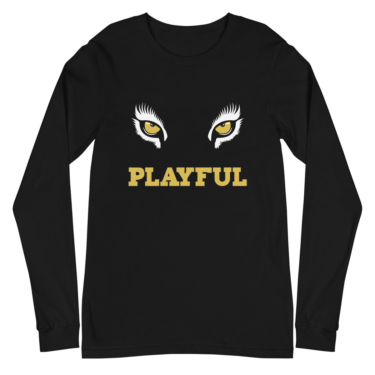 Playful Lioness Eyes Unisex Long Sleeve Tee