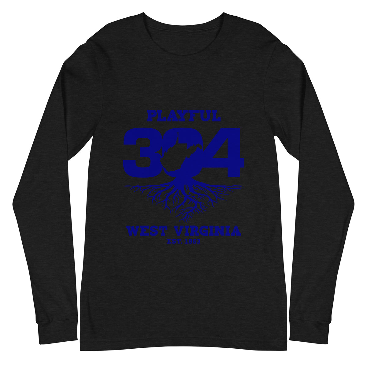 Playful WV - Blue (Unisex) Long Sleeve Tee