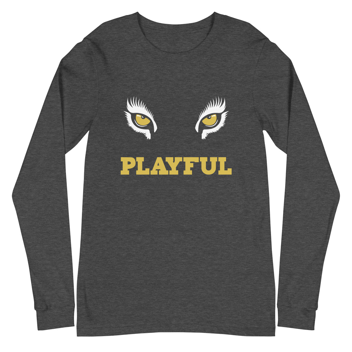Playful Lioness Eyes Unisex Long Sleeve Tee